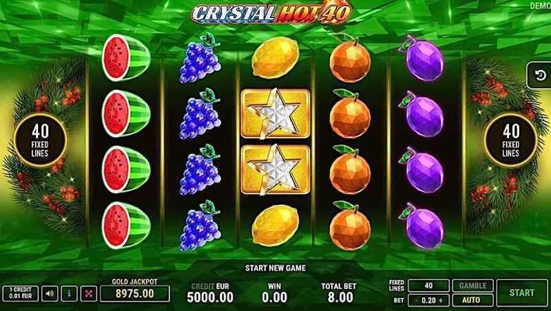 Play Crystal Hot 40 Free Spins by Fazi