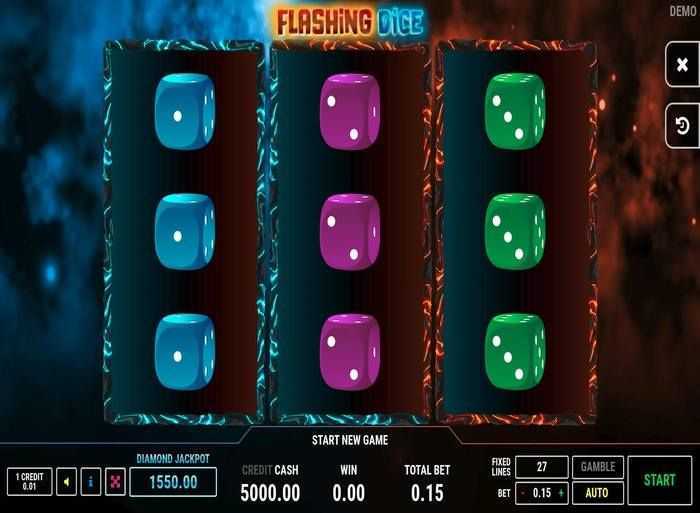 Play Flashing Dice by Fazi