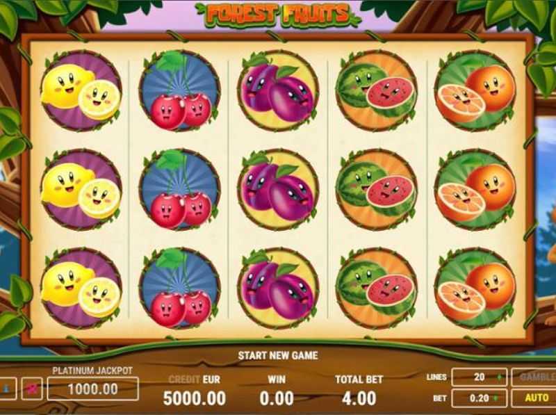 Play Forest Fruits by Fazi