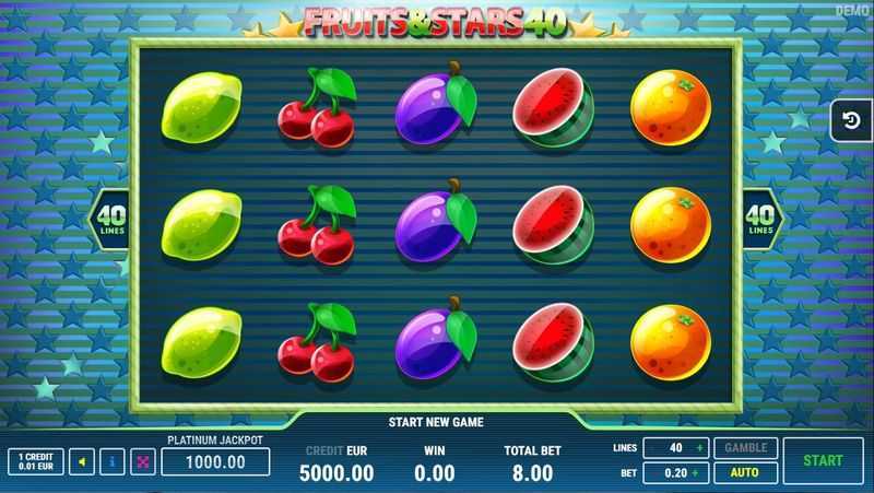 Play Fruits & Stars 40 by Fazi