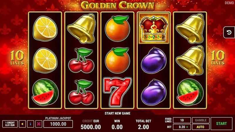 Play Golden Crown Christmas by Fazi