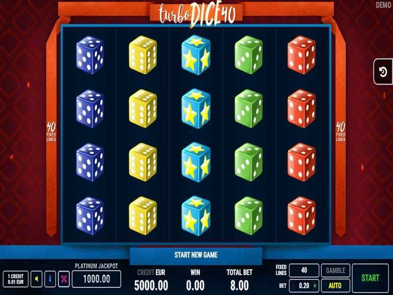 Play Turbo Dice 40 by Fazi