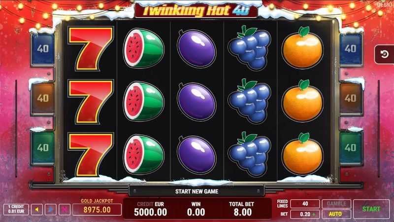 Play Twinkling Hot 40 Christmas by Fazi