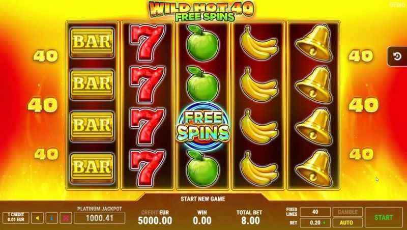 Play Wild Hot 40 Free Spins by Fazi