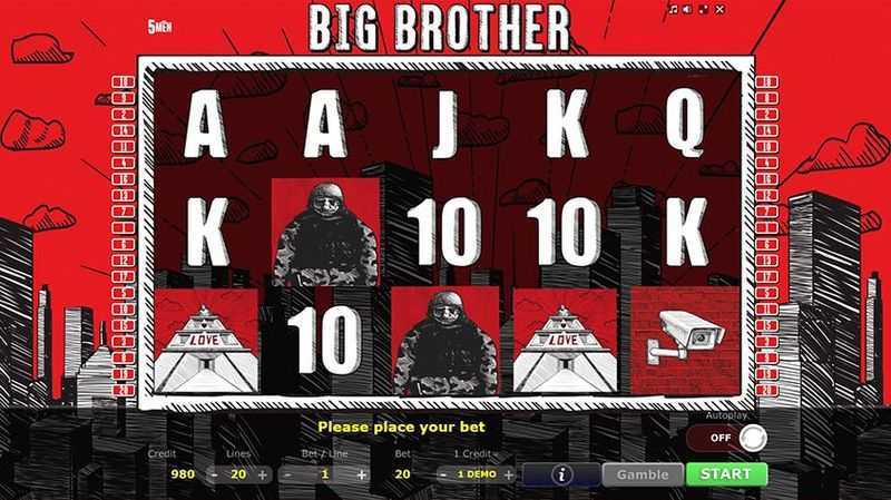 Play Big Brother by Five Men Games
