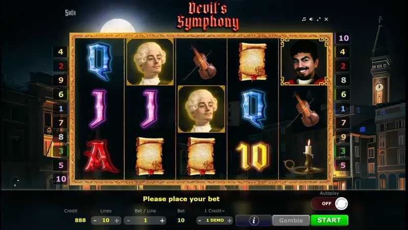 Play Devil's Symphony by Five Men Games