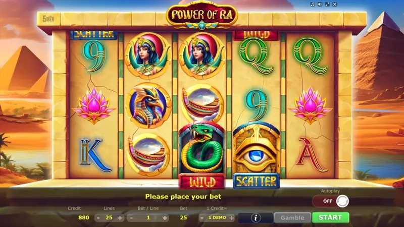 Play Power of Ra by Five Men Games