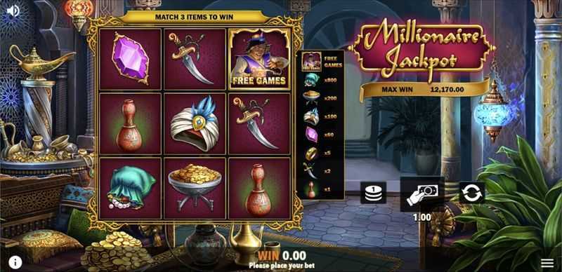 Play Millionaire Jackpot by Flipluck