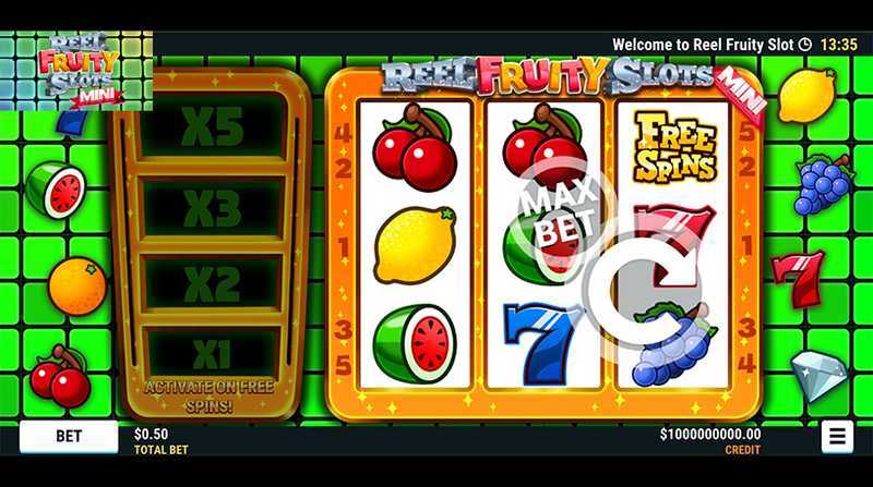 Play Reel Fruity Slots Mini by Funky Games