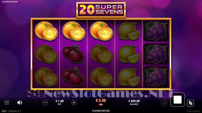 Play 20 Super Sevens by Gameart