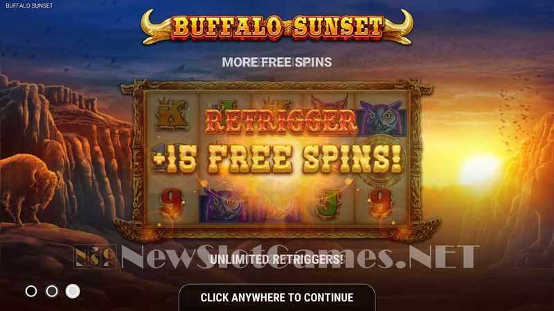 Slot Buffalo Sunset