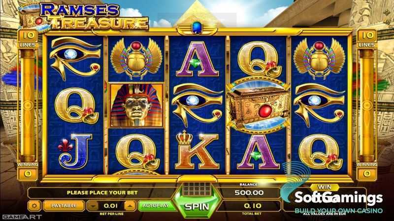 Play Ramses Treasure by Gameart