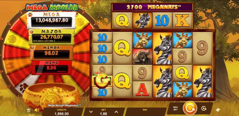 Play Mega Moolah Megaways by Gameburger Studios