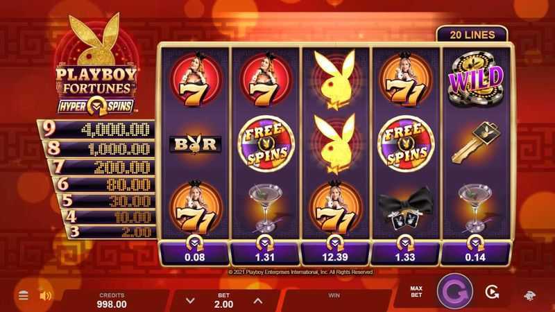 Slot Playboy Fortunes HyperSpins