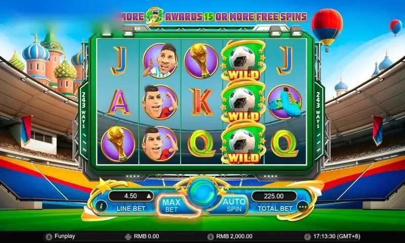 Play World Soccer Slot 2 by Gameplay