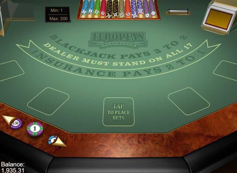 Play European Blackjack Gold MH by Games Global