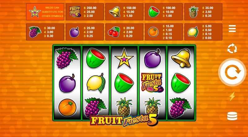 Play Fruit Fiesta 5 Line by Games Global