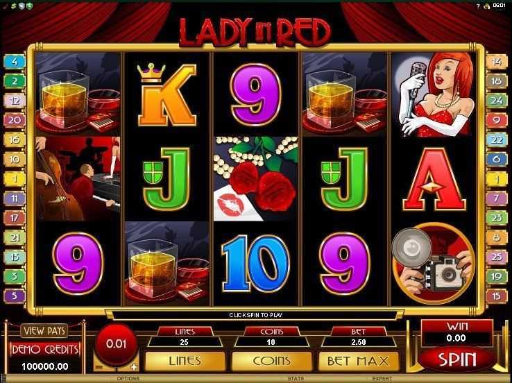 Play Lady in Red by Games Global