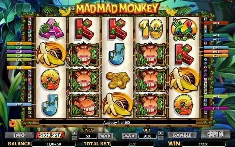 Play Money Mad Monkey by Games Global