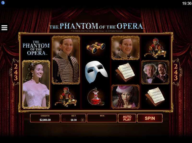 Play The Phantom of the Opera by Games Global