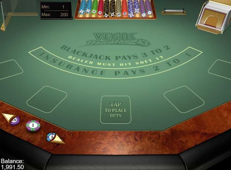 Play Vegas Downtown Blackjack Gold MH by Games Global