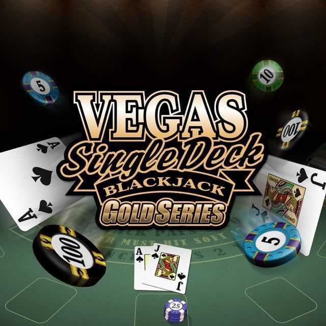 Play Vegas Single Deck Blackjack Gold by Games Global