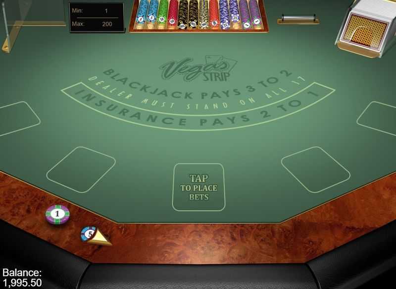 Play Vegas Strip Blackjack Gold by Games Global