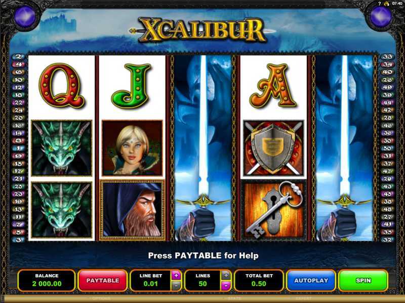 Play Xcalibur by Games Global