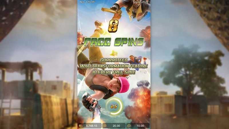 Play Battleground Spins by Gamesos