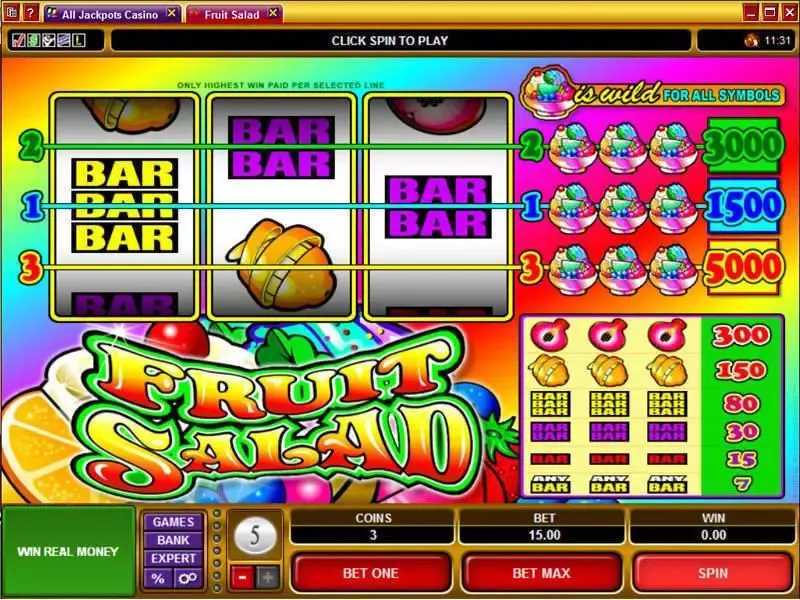 Play Fruit Salad Jackpot by Gamesos