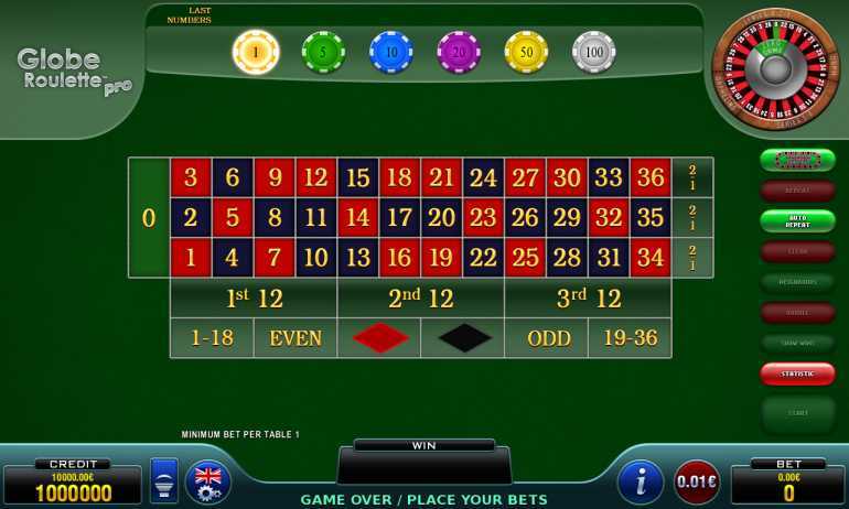 Play Roulette PRO by Gamesos