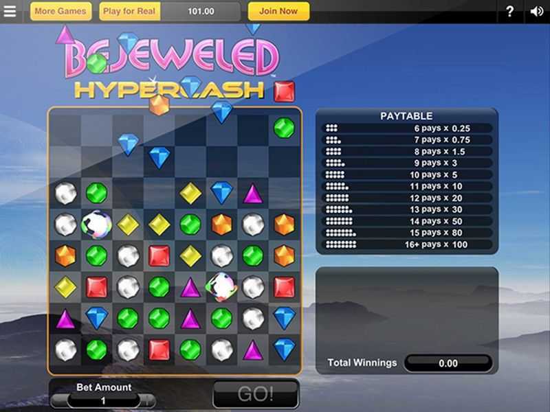 Play Bejeweled Hypercash by Gamesys