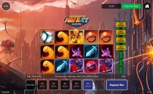 Play Guardians of Fire and Ice by Gamesys