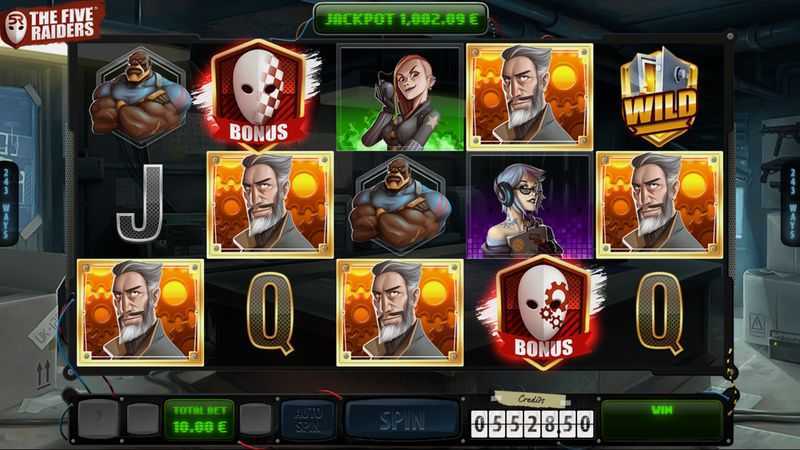 Play Five Raiders by Gaming1