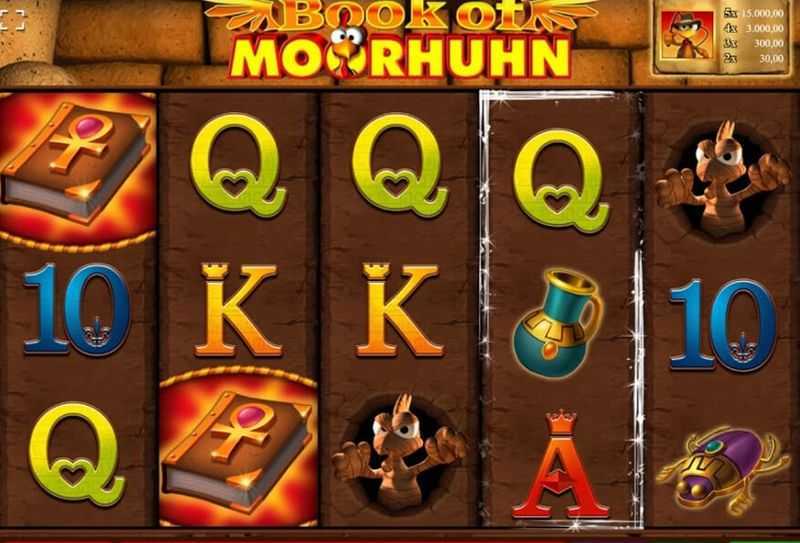 Play Book of Moorhuhn Golden Nights by Gamomat