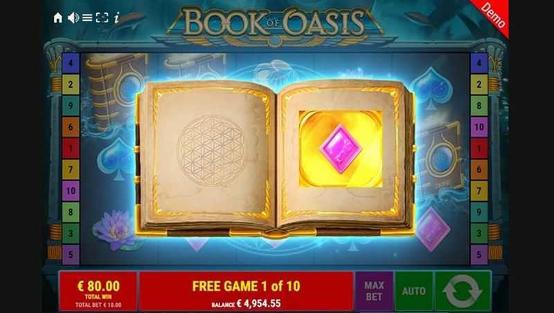 Play Book of Oasis by Gamomat