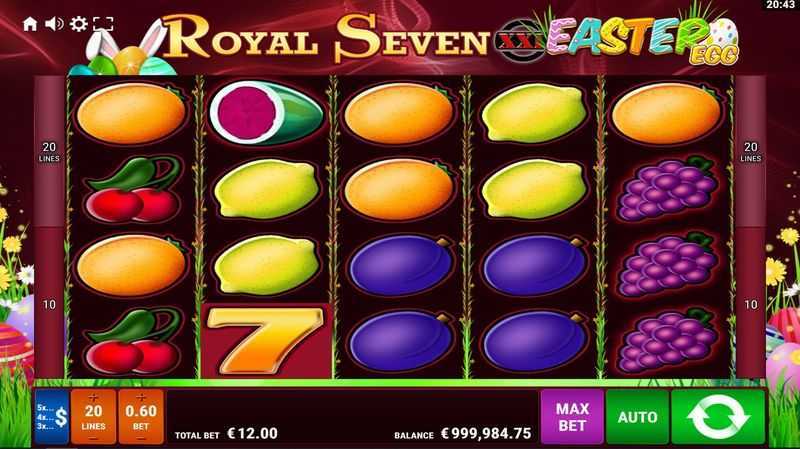 Play Royal Seven XXL Easter Egg by Gamomat