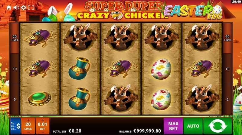 Slot Super Duper Crazy Chicken Easter Egg