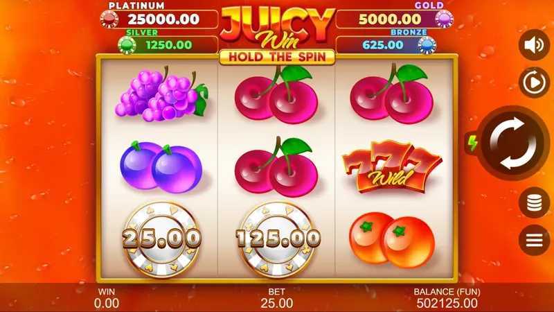 Play Juicy Win: Hold The Spin by Gamzix