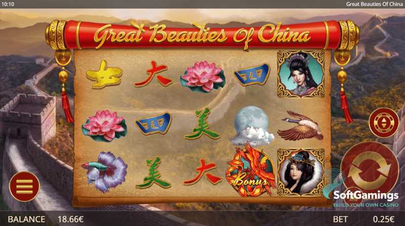 Slot Great Beautiies Of China