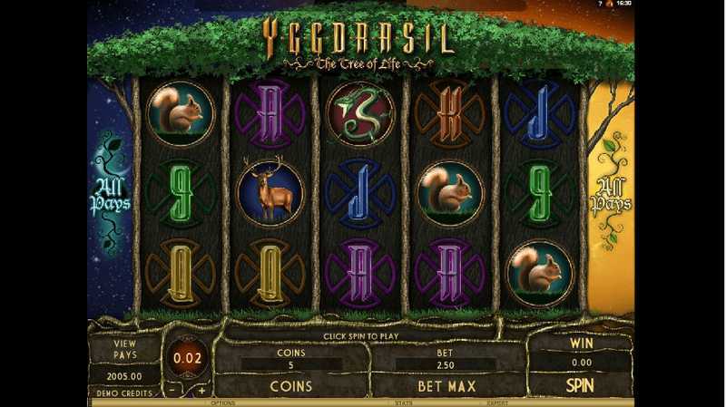 Play Yggdrasil: The Tree of Life Slots by Genesis