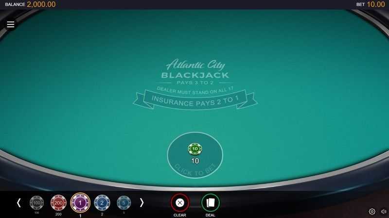Slot Atlantic City Blackjack Elite Edition