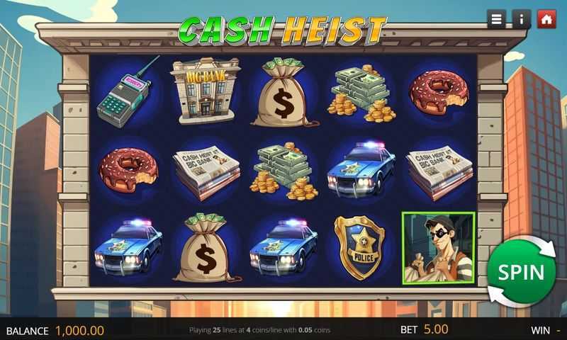 Play Cash Heist by Genii