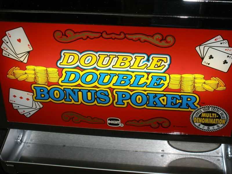 Slot Double Bonus Poker