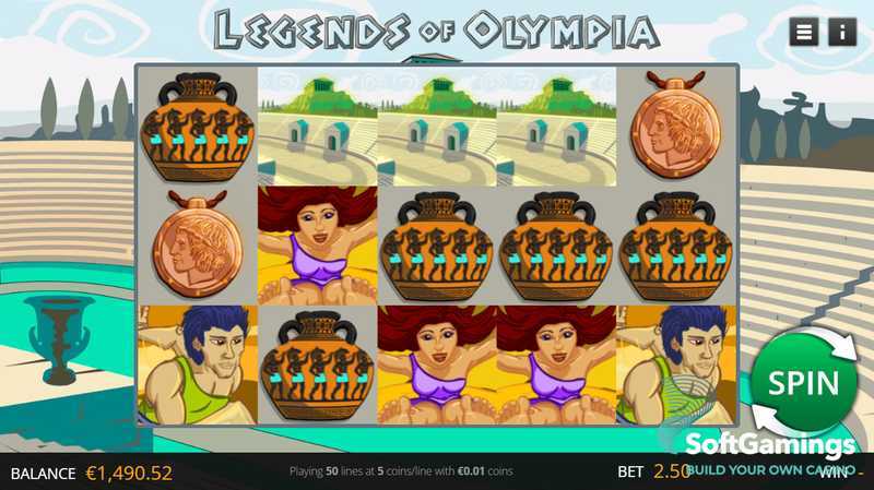 Play Legends of Olympia by Genii