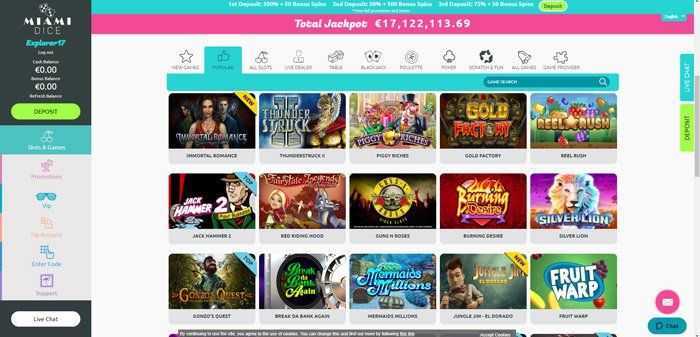 Play Miami Dice by Genii