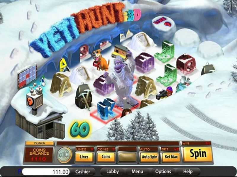 Slot Yeti Hunti 3D