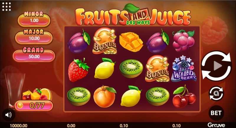 Play Fruits and Juice 243 Ways by Getta Gaming