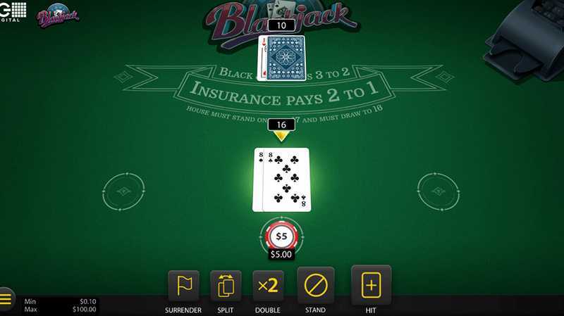 Play Blackjack by Giocaonline