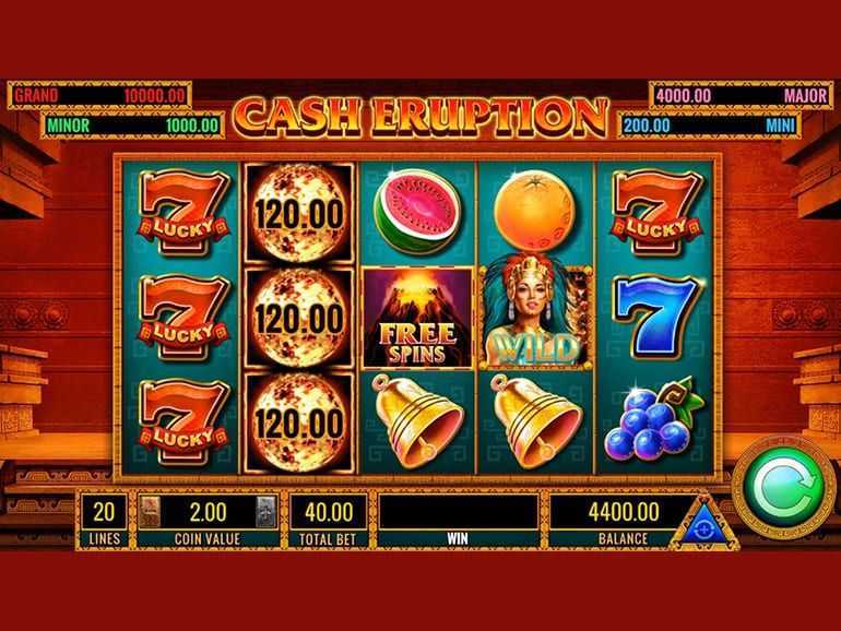 Play Big Cash Eruption by Gmw